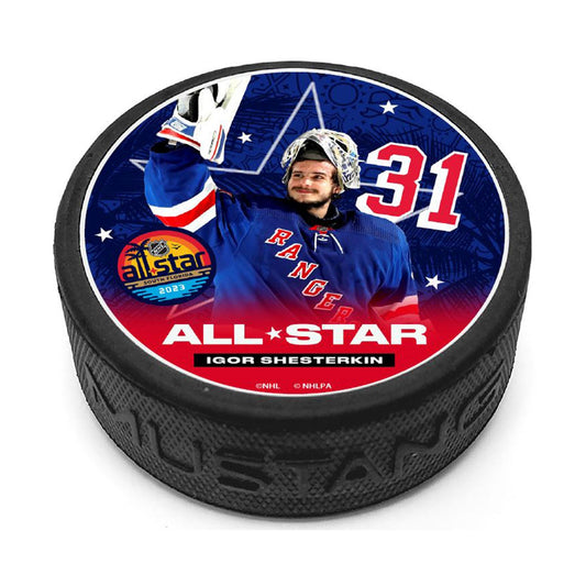 Mustang Igor Shesterkin All Star Game Puck
