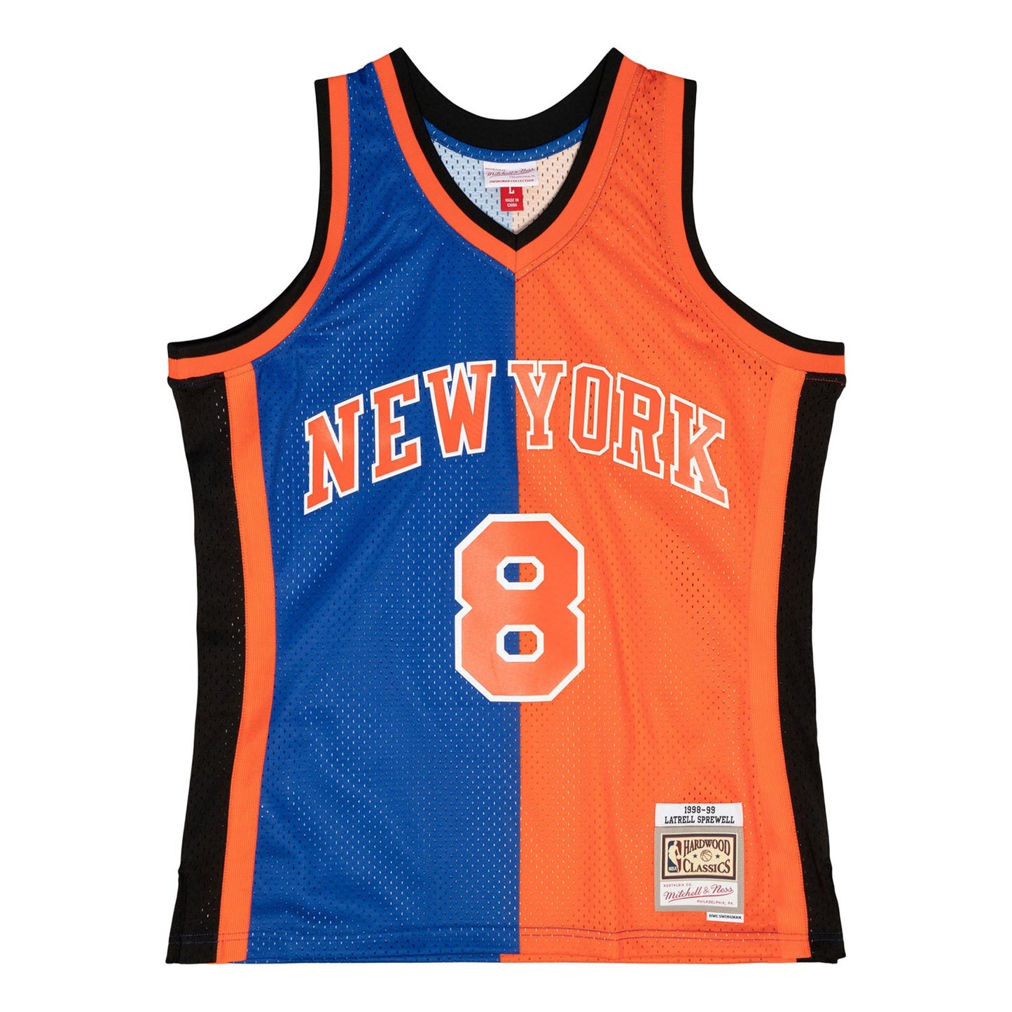 Mitchell & Ness Knicks Sprewell 1998 Split Jersey