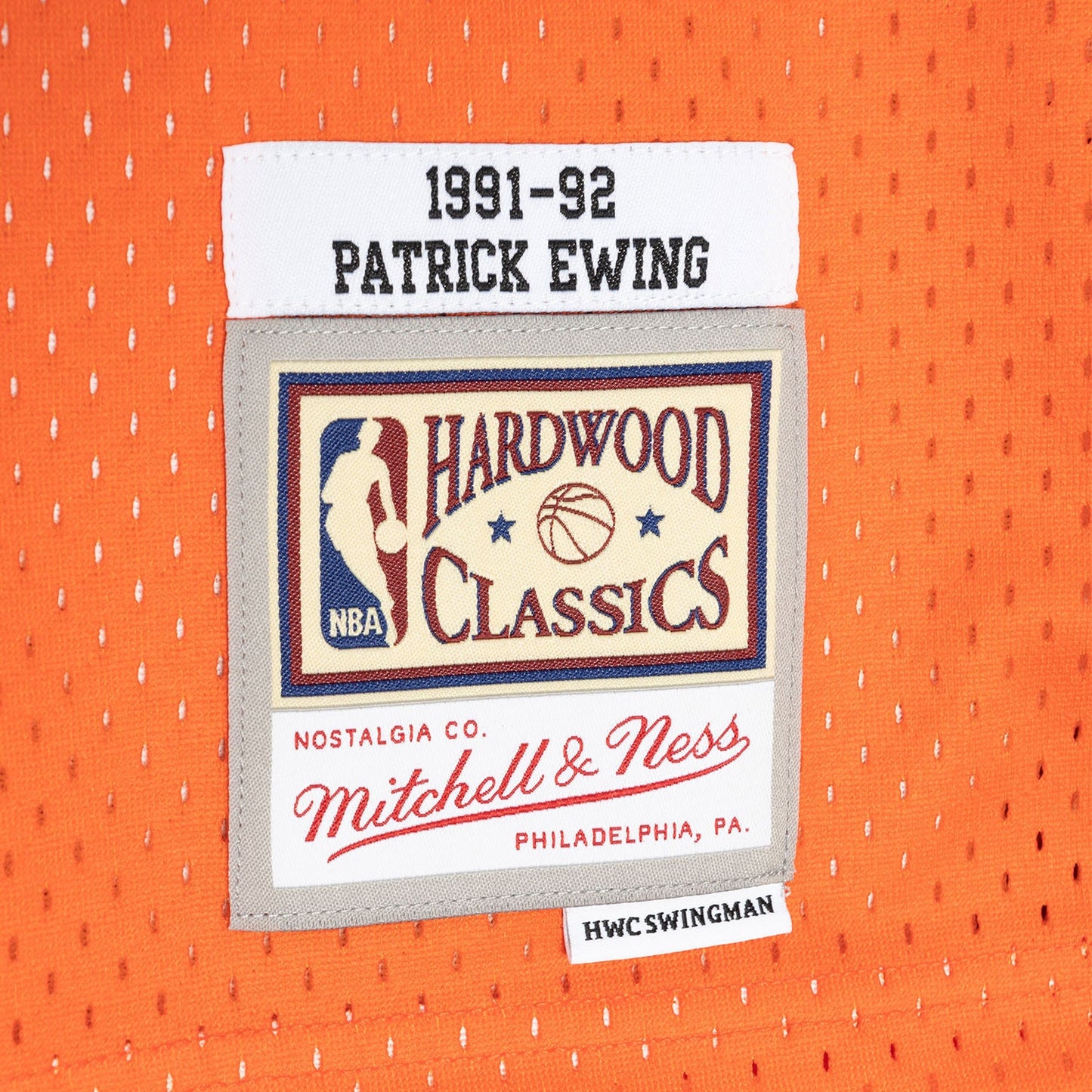 Mitchell & Ness Knicks Ewing 1985 Split Jersey