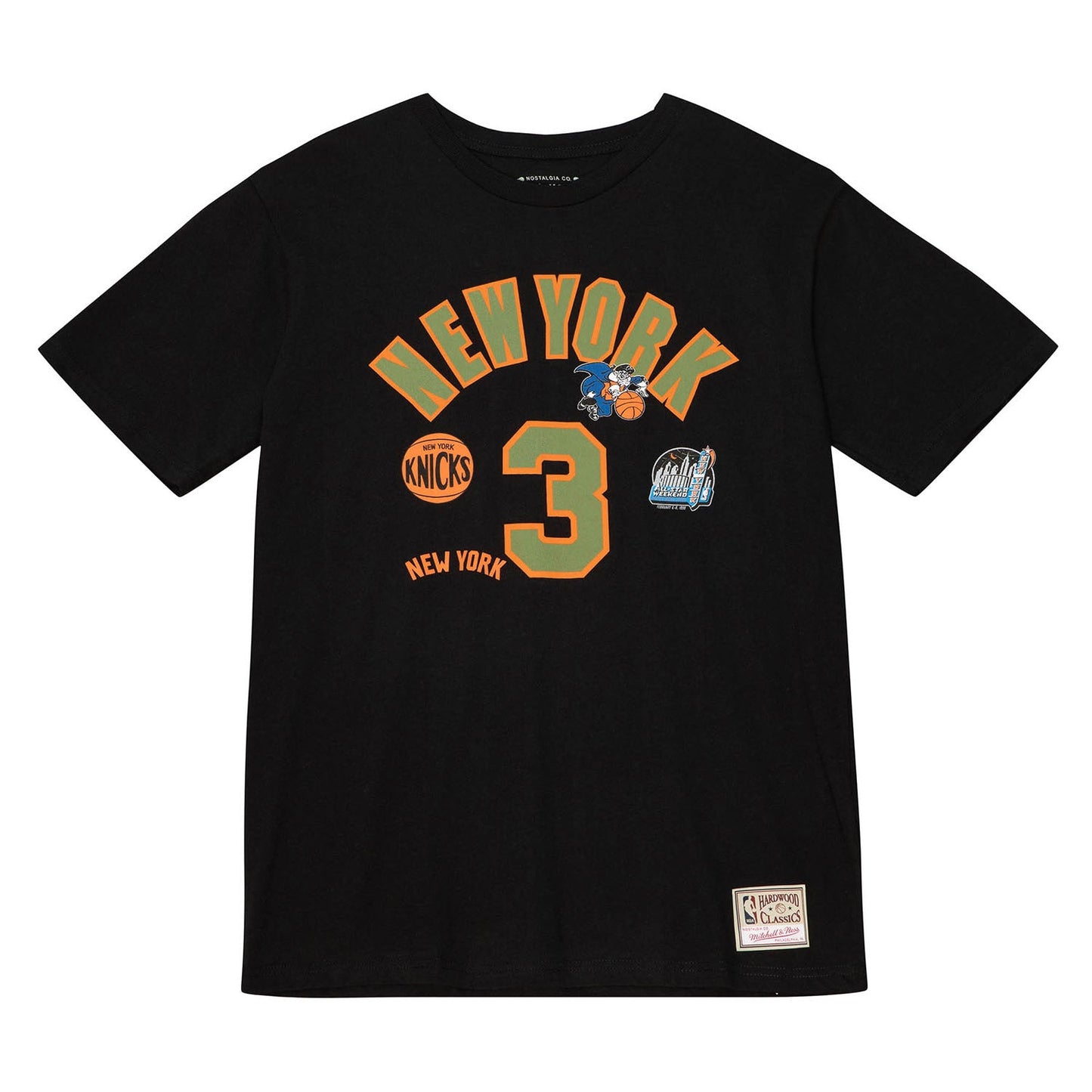 Mitchell & Ness Knicks Flight Starks Name & Number Tee