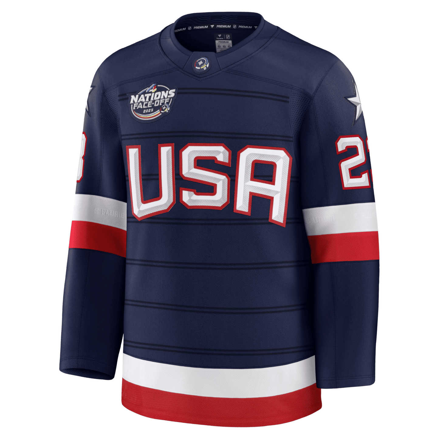 Fanatics Adam Fox USA 4 Nations 2025 Premium Jersey