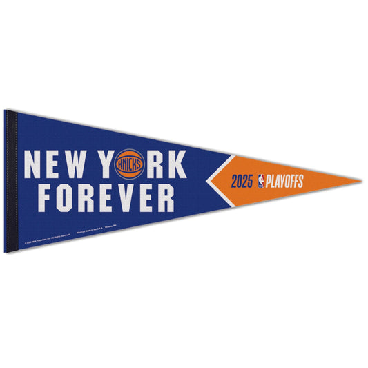 Knicks New York Forever Playoffs 2025 Premium Pennant