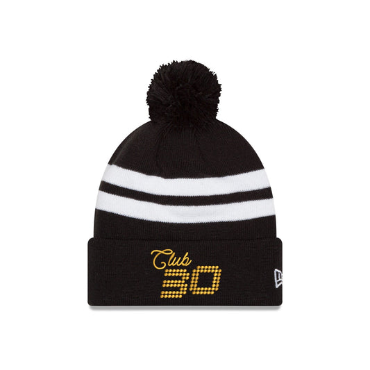 New Era Henrik Lundqvist Club 30 Two Tone Stripe Pom Beanie
