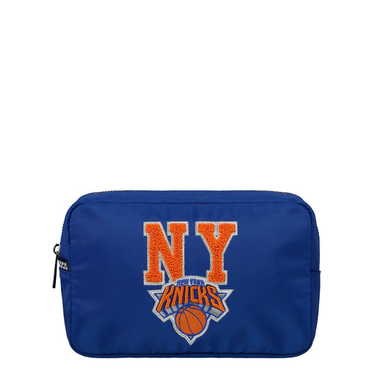 Knicks Small Chenille Cosmetic Bag
