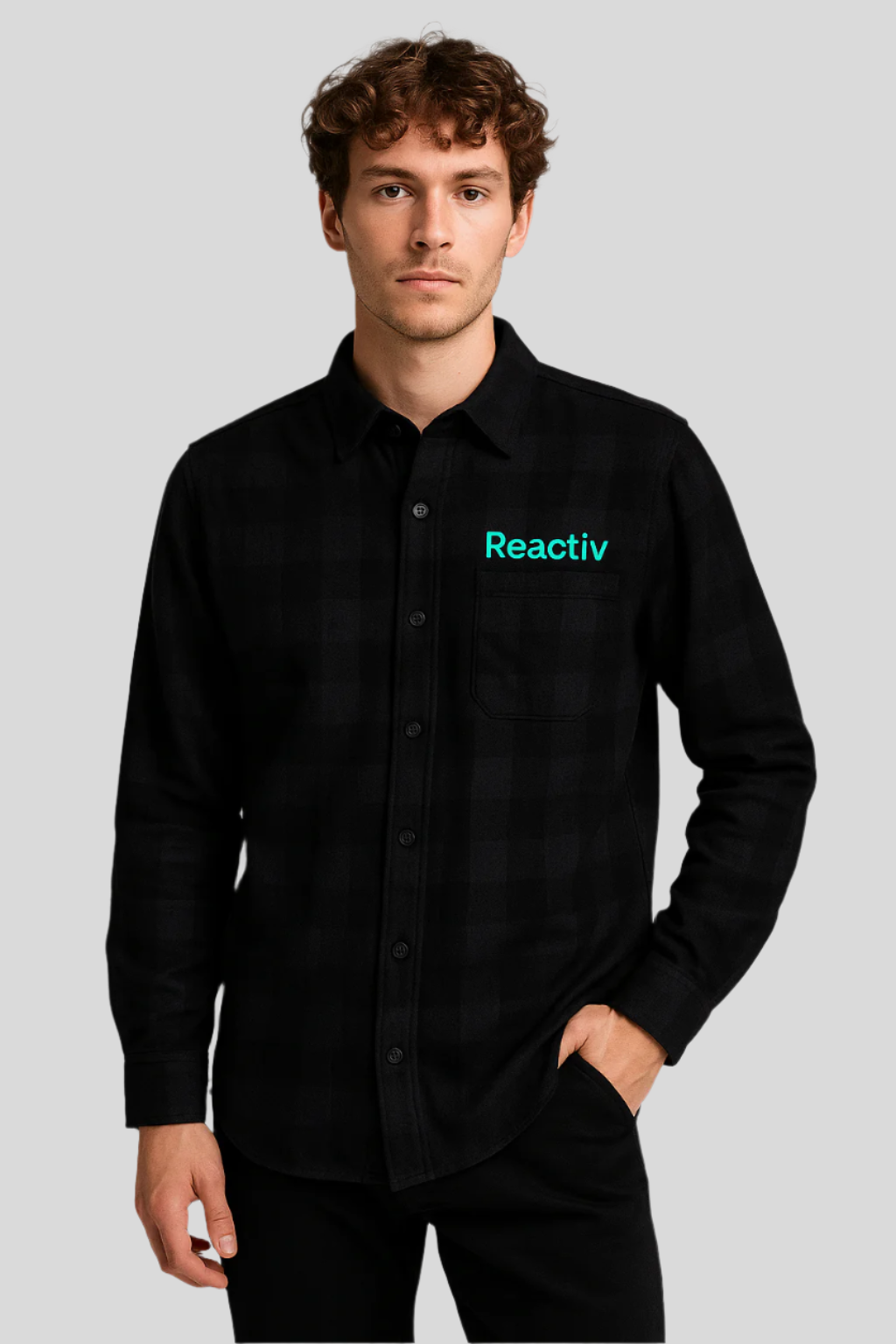 Reactiv Buttoned Collared Shirt