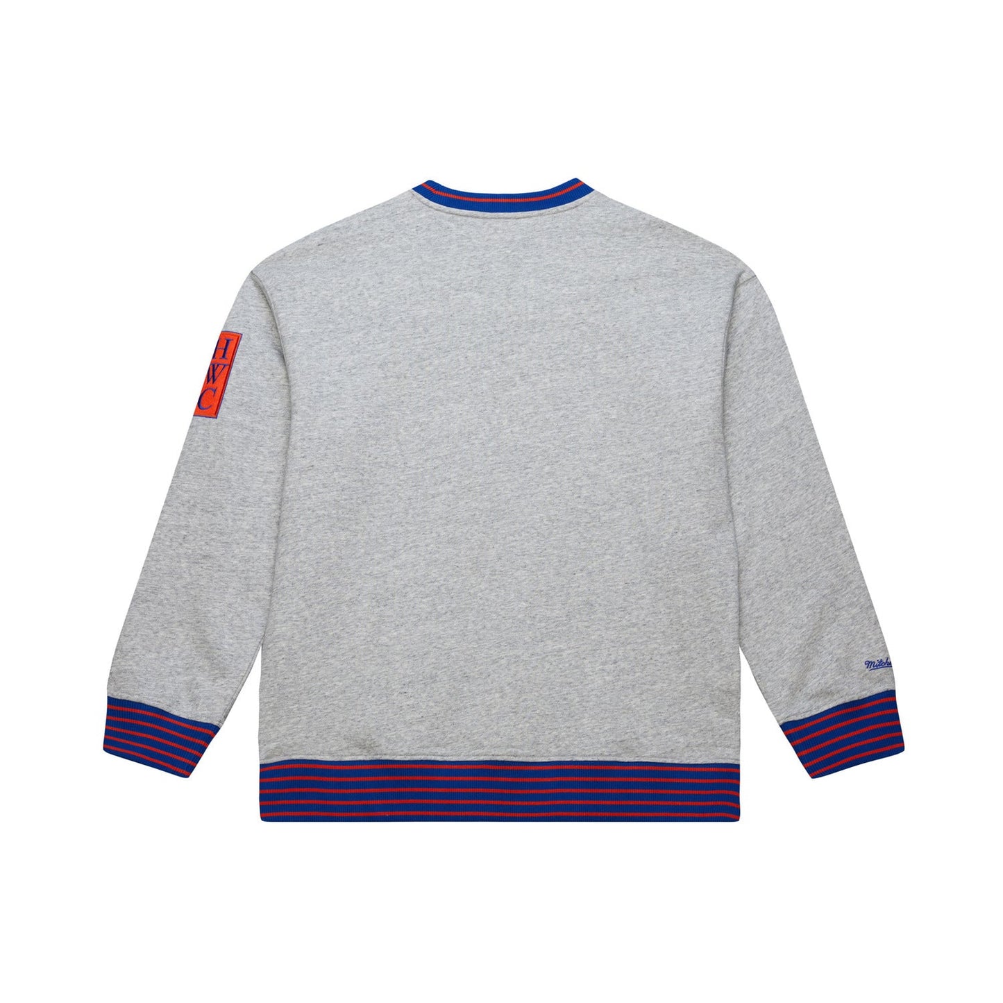 Mitchell & Ness Knicks Vintage Throw It Back Fleece Crew