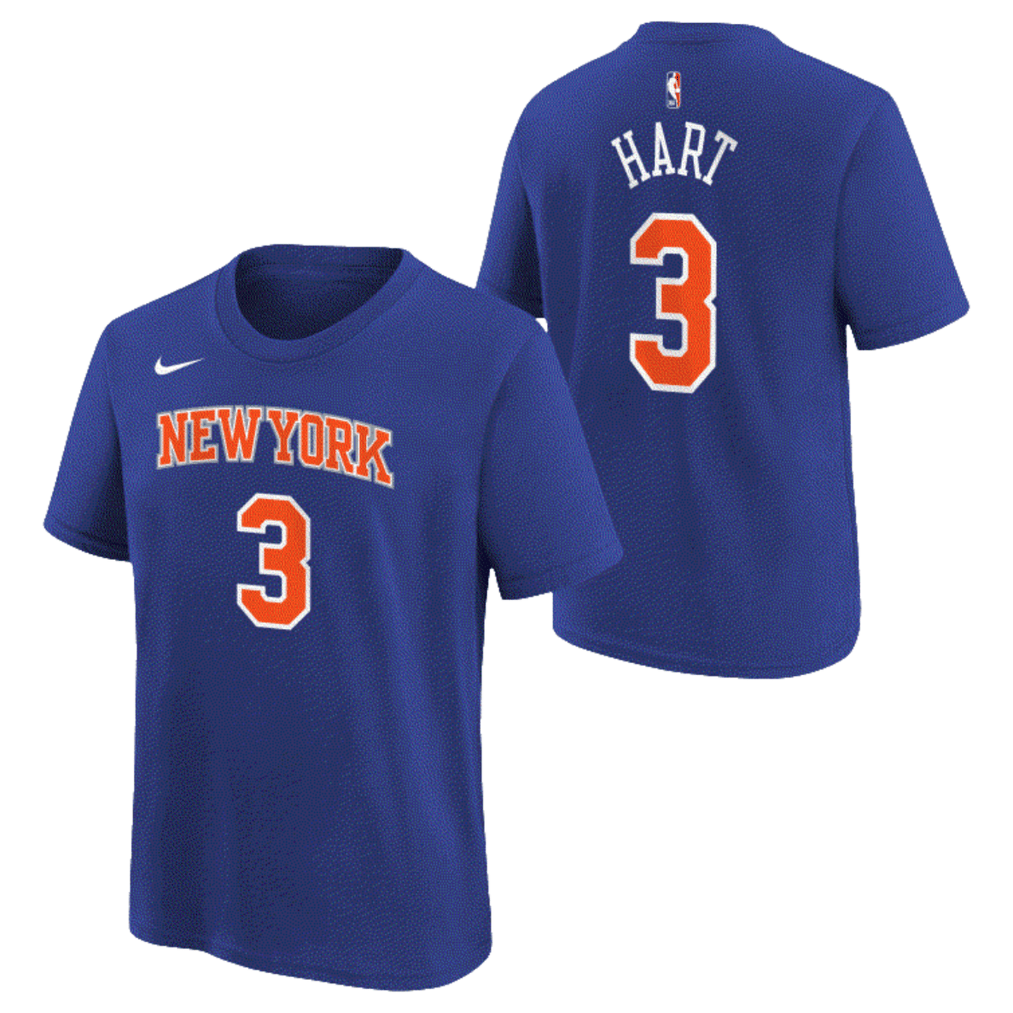 Kids Knicks Hart Name & Number Tee