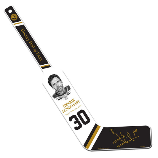 Mustang Henrik Lundqvist Hockey Hall of Fame Inductee Mini Goalie Stick