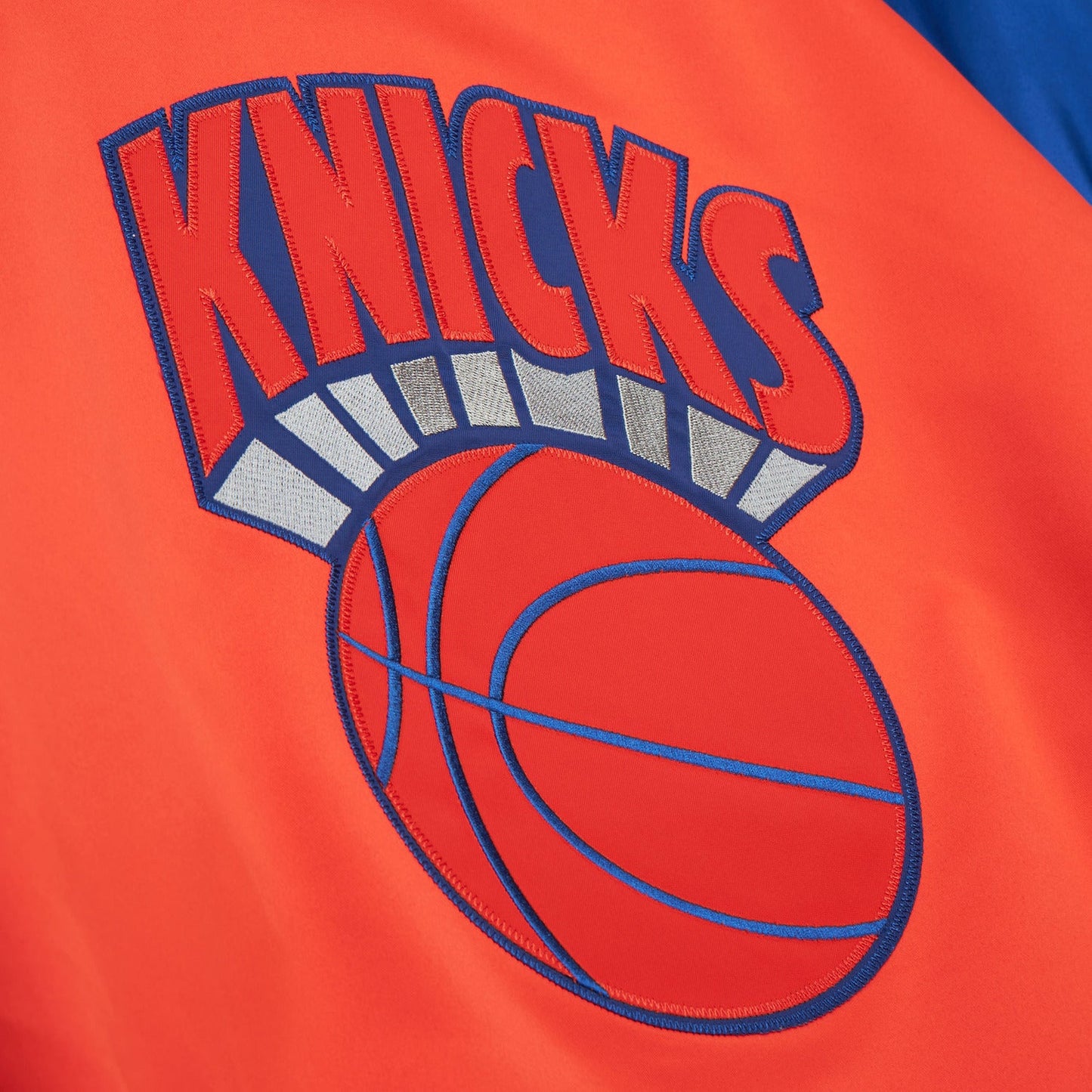 Mitchell & Ness Knicks Double Clutch Lightweight Satin Jacket