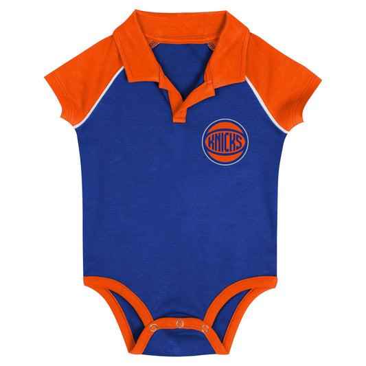 Infant Knicks Johnny Collar Onesie