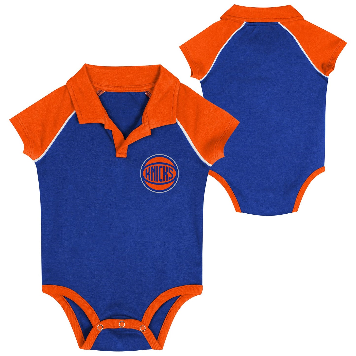 Infant Knicks Johnny Collar Onesie