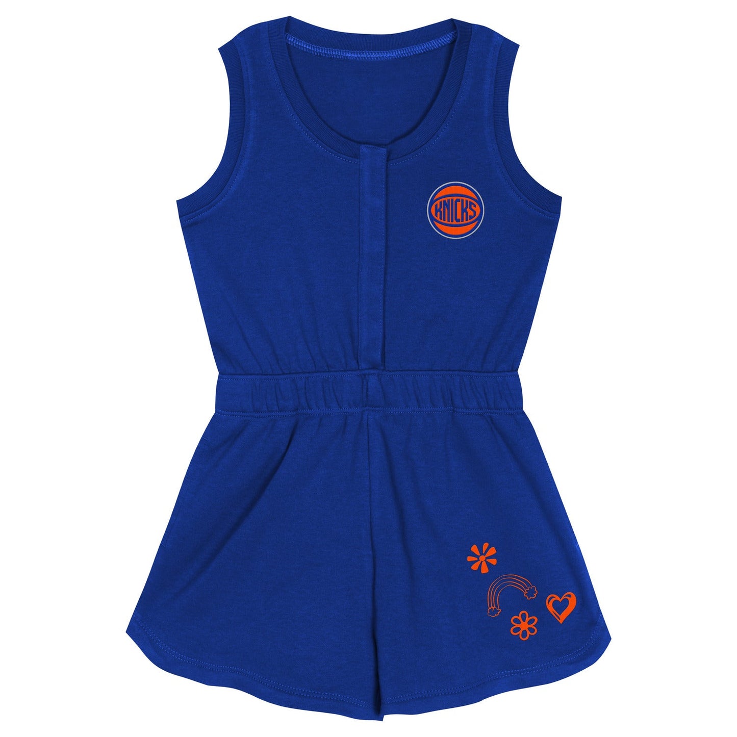 Infant Knicks Super Girl Front Placket Romper
