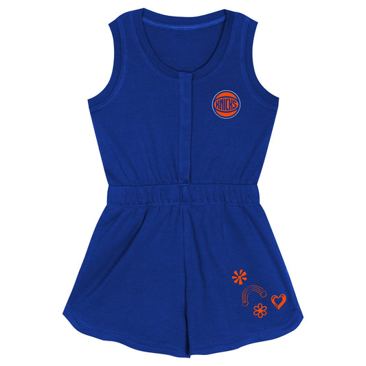 Infant Knicks Super Girl Front Placket Romper