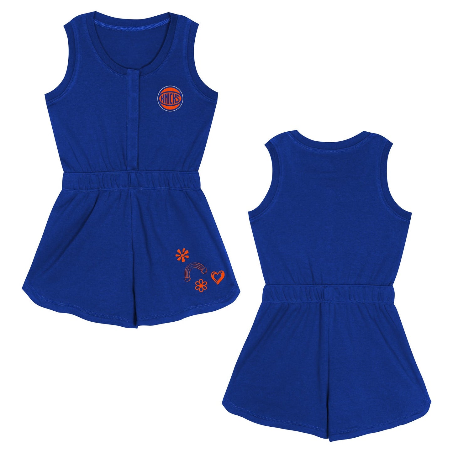 Infant Knicks Super Girl Front Placket Romper