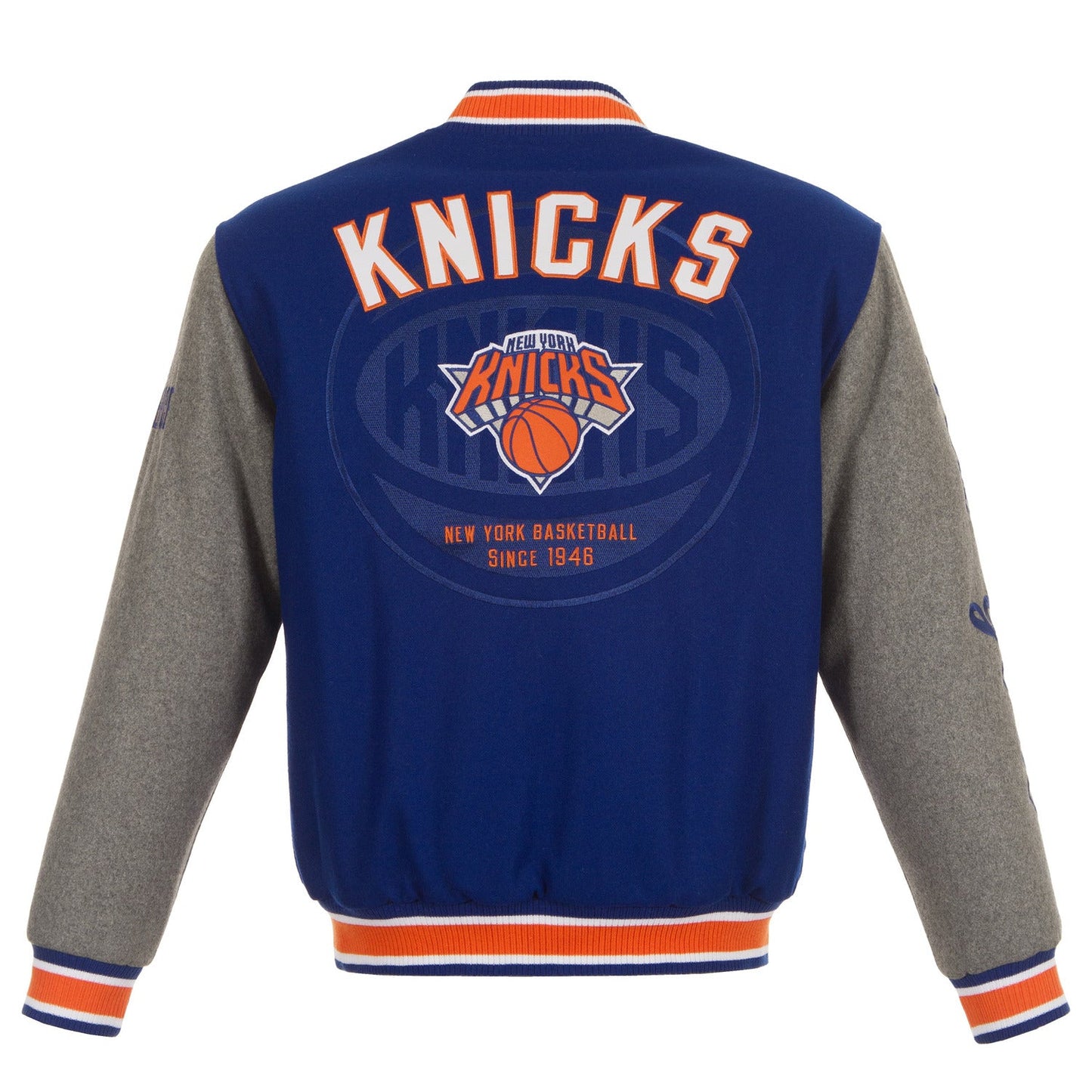 JH Design Knicks Two-Tone Reversible Wool Jacket