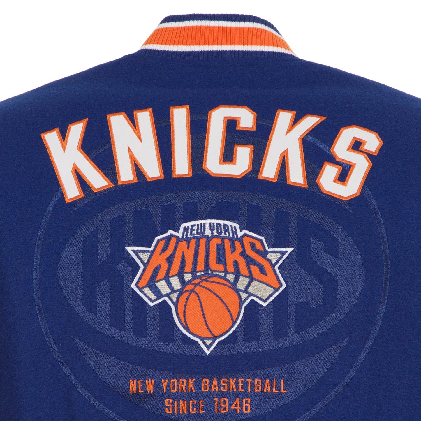 JH Design Knicks Two-Tone Reversible Wool Jacket