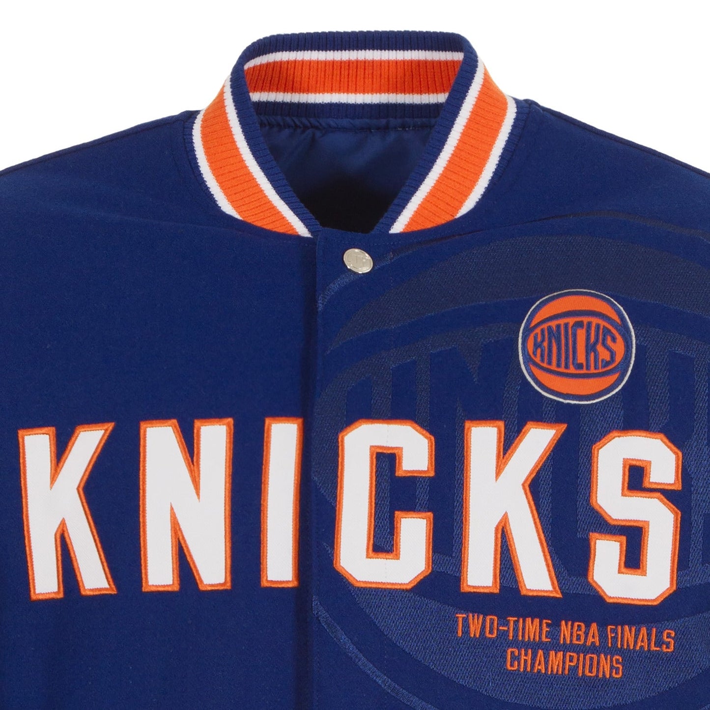 JH Design Knicks Two-Tone Reversible Wool Jacket