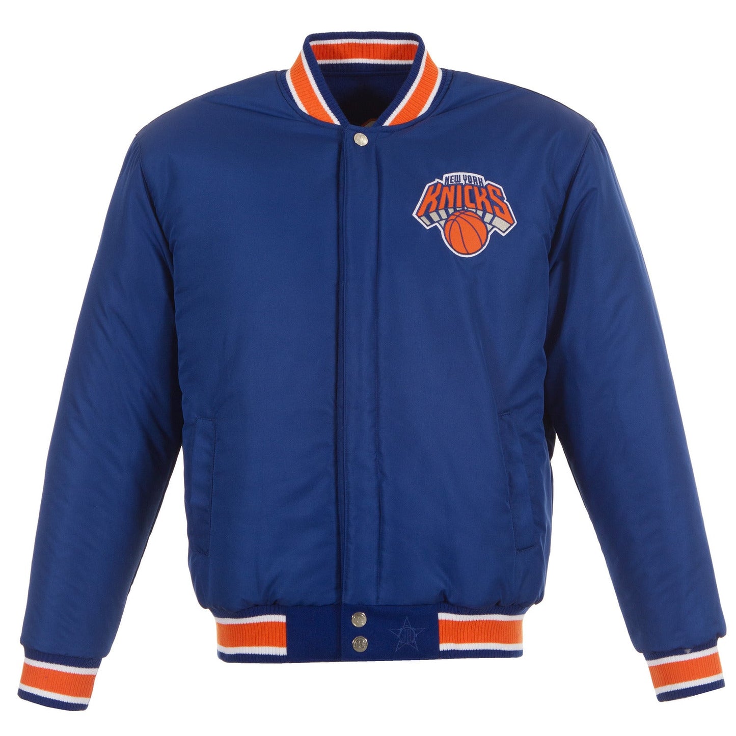 JH Design Knicks Two-Tone Reversible Wool Jacket