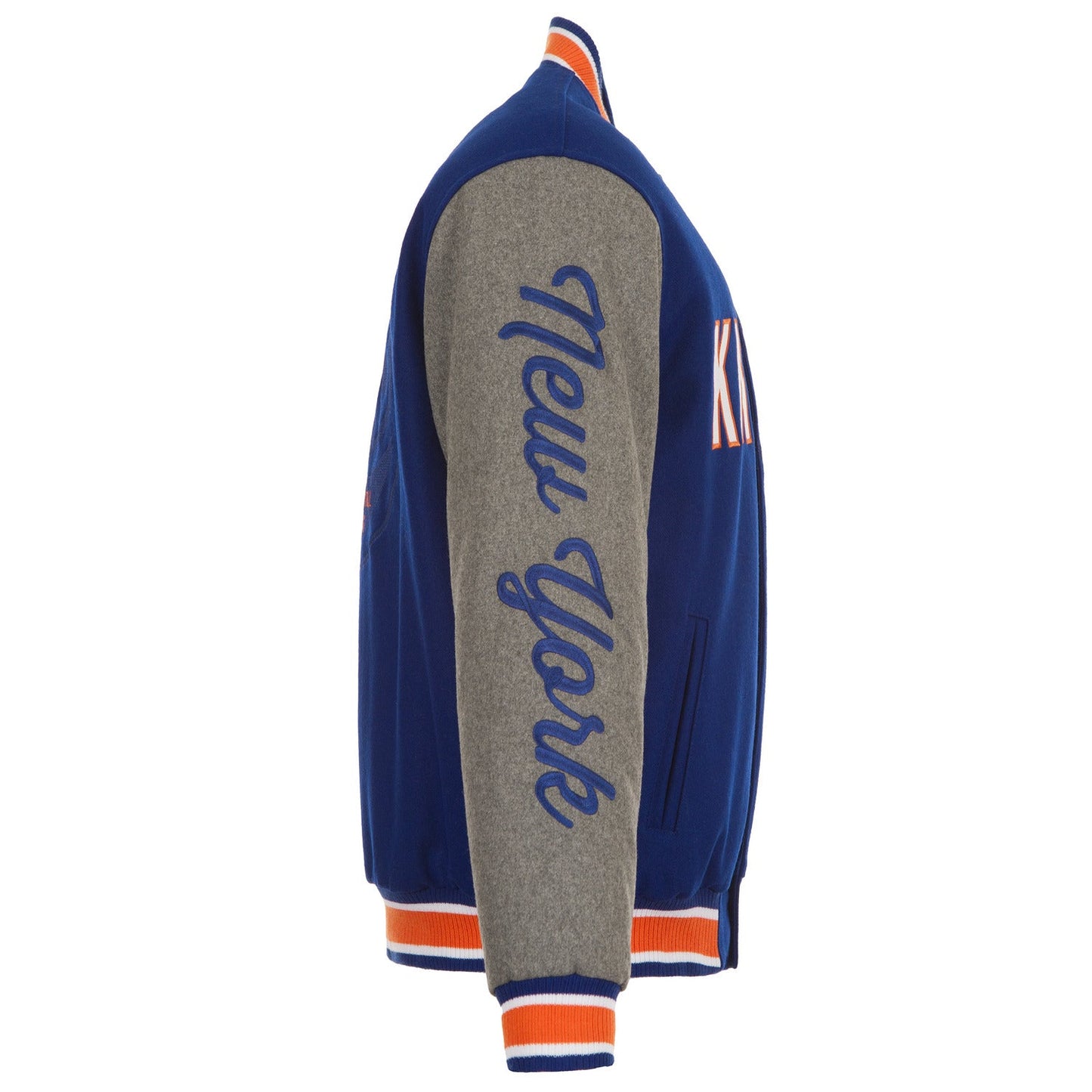 JH Design Knicks Two-Tone Reversible Wool Jacket