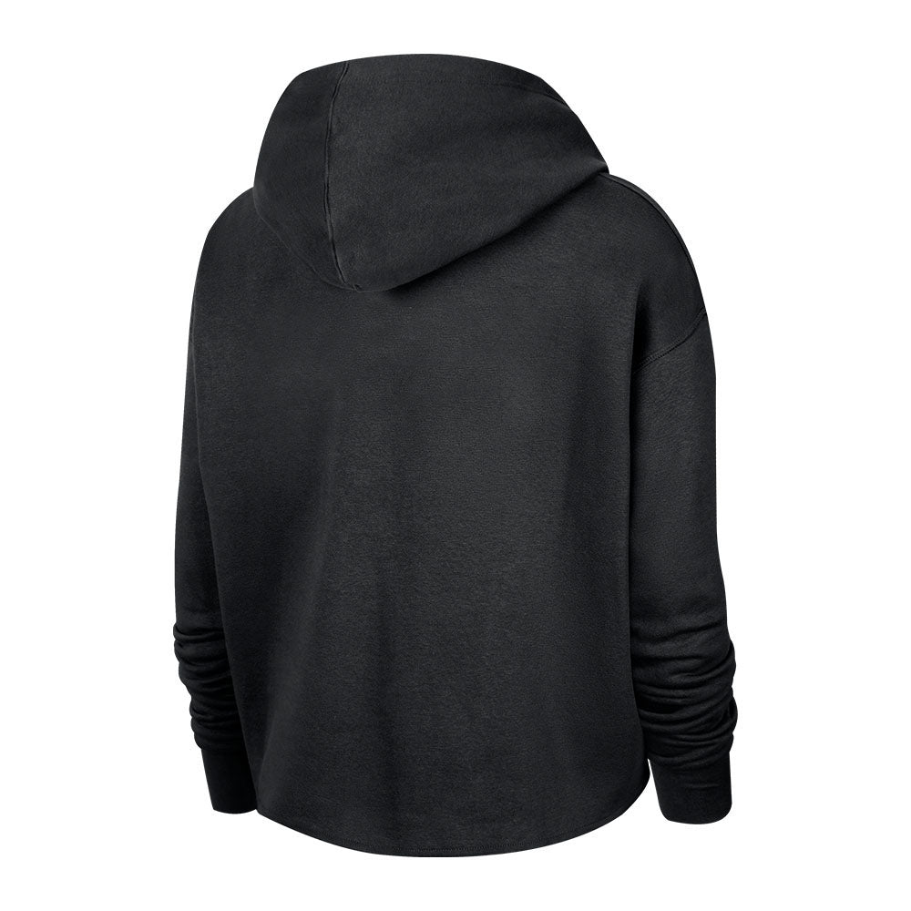 Knicks Women's Nike City Edition NYC Swoosh Cropped Hoodie