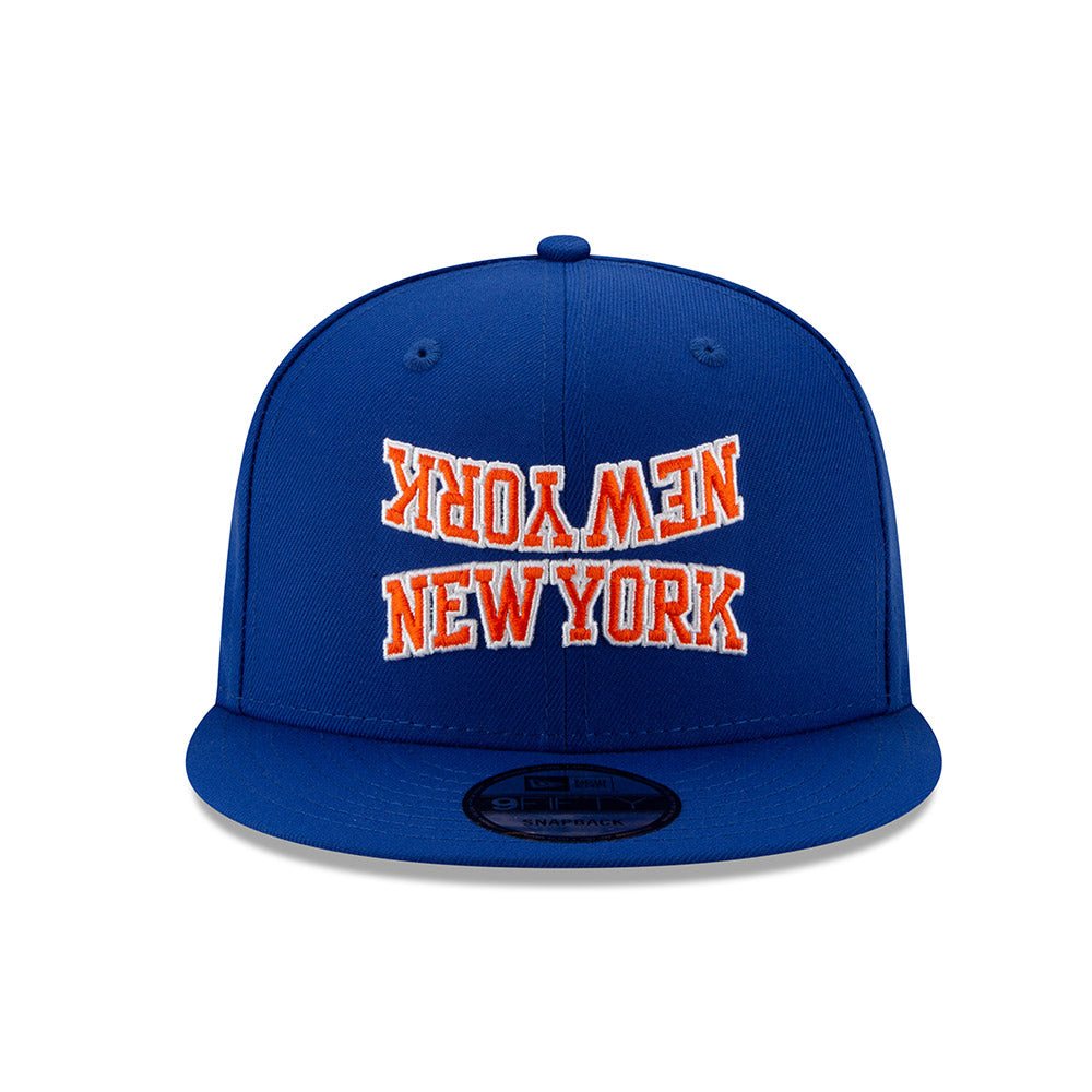 New Era Knicks 9FIFTY Flipped Wordmark Snapback Hat