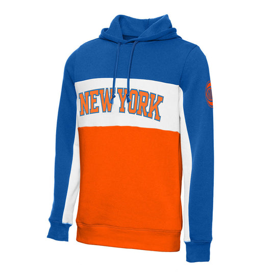 Junk Food Knicks Wordmark Colorblock Hoodie