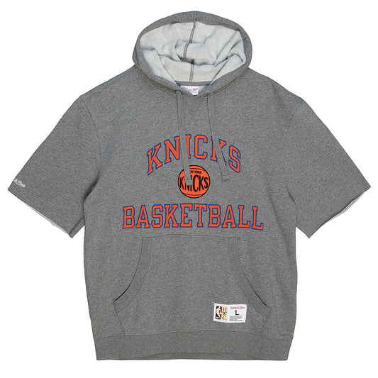 Mitchell & Ness Knicks Short Sleeve Fleece Hood