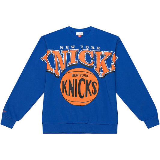 Mitchell & Ness Knicks Fashion Fleece Crew Sweater