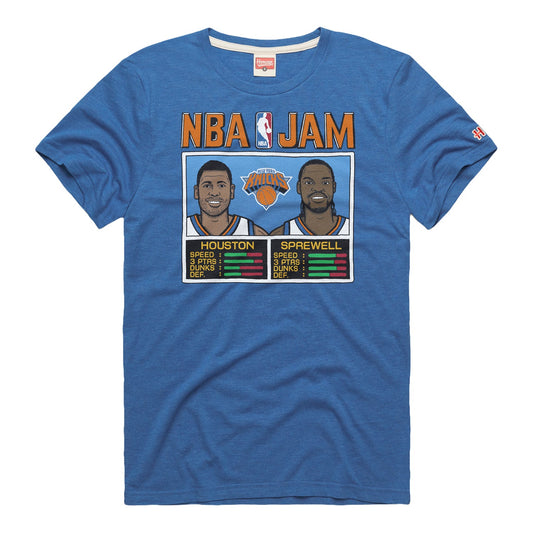 Homage Knicks Sprewell and Houston NBA Jam T-Shirt