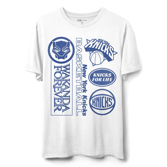 Junk Food Knicks Black Panther Sticker Tee