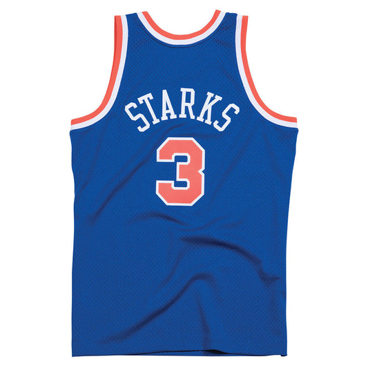 John Starks Mitchell & Ness 91-92 Road Swingman Jersey