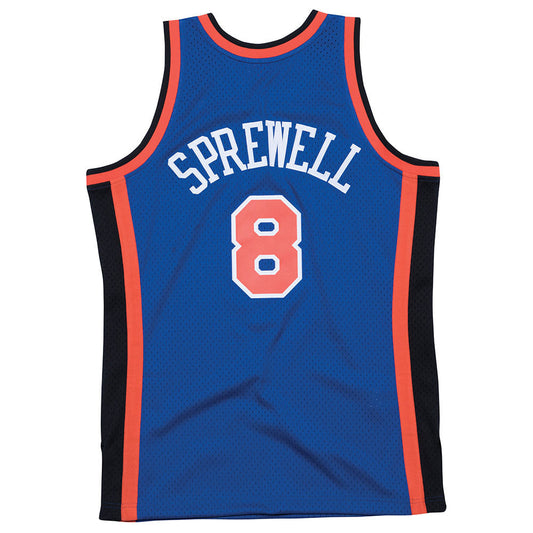 Latrell Sprewell Mitchell & Ness 98-99 Road Swingman Jersey