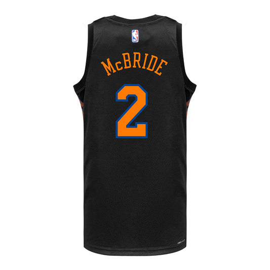 Miles McBride Nike Black Statement Swingman Jersey