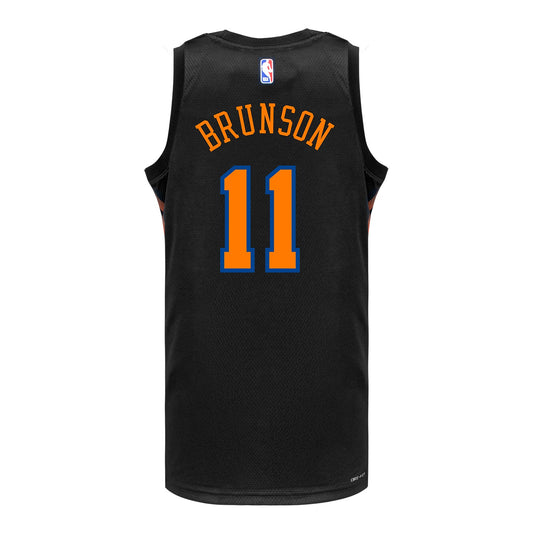 Jalen Brunson Nike Black Statement Swingman Jersey