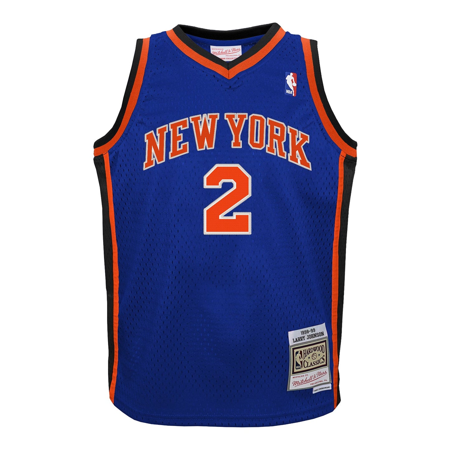 Mitchell & Ness Knicks Youth Larry Johnson Swingman Jersey