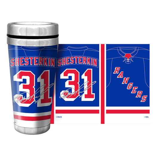 Mustang Igor Shesterkin 16 oz. Full Wrap Jersey Tumbler