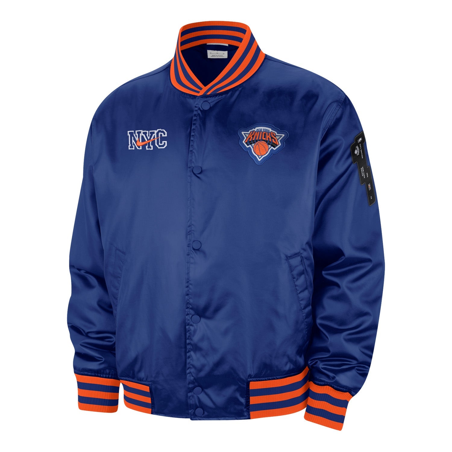 knicks jacket nike