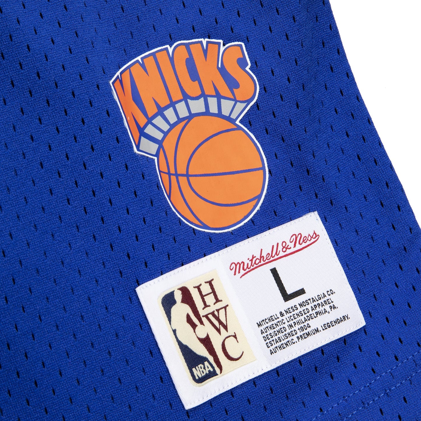 Mitchell & Ness Knicks 1996 Ewing Mesh Short Sleeve Hood