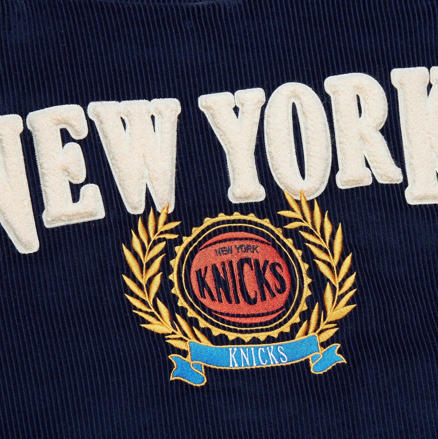 Mitchell & Ness Knicks Collegiate Varsity Jacket