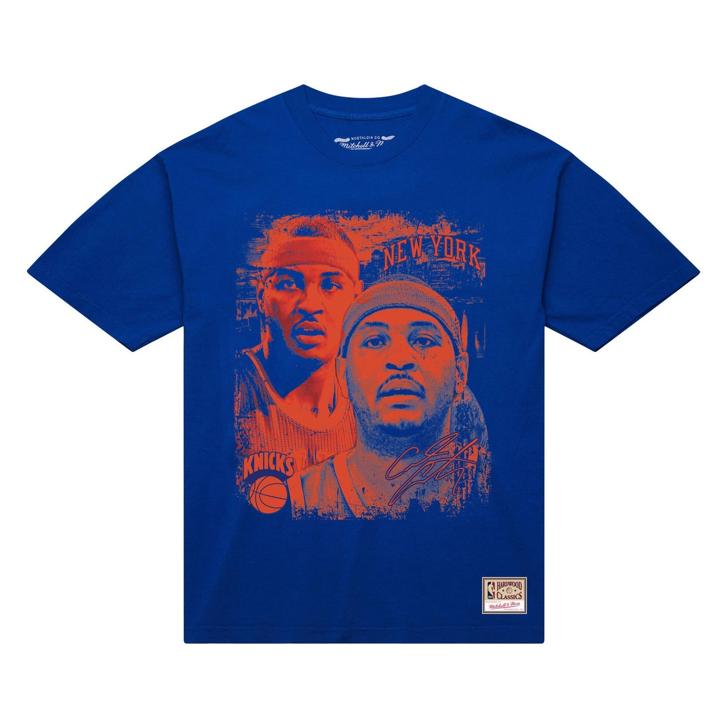Mitchell & Ness Knicks Carmelo Anthony Graphic Tee