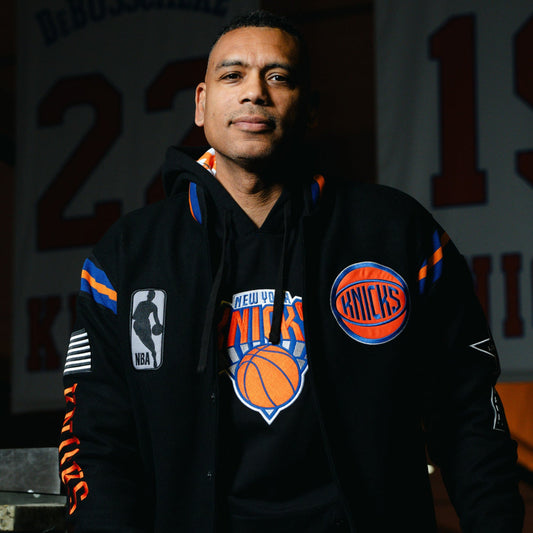 FISLL Knicks Black History Collection Varsity Jacket