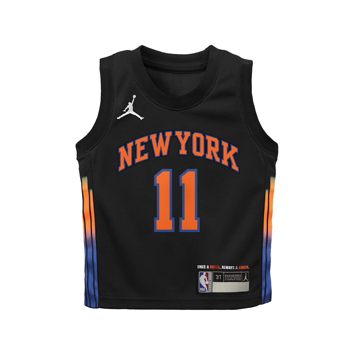 Kids Jalen Brunson Black Statement Swingman Jersey