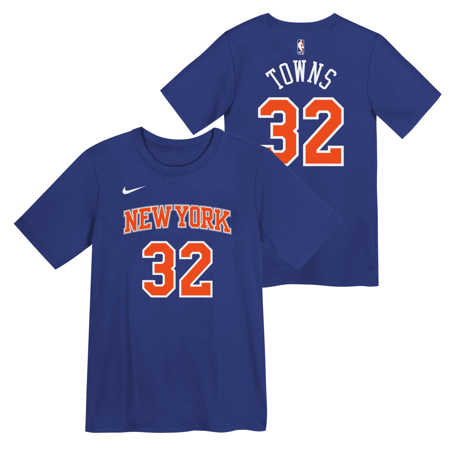 Kids Knicks Towns Name & Number Tee