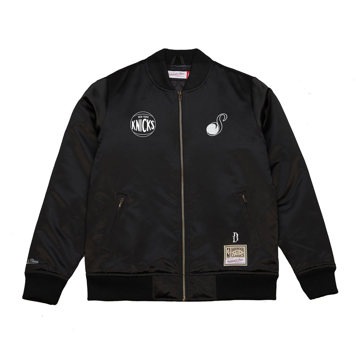 Mitchell & Ness Knicks SUGA Glitch Satin Bomber Jacket