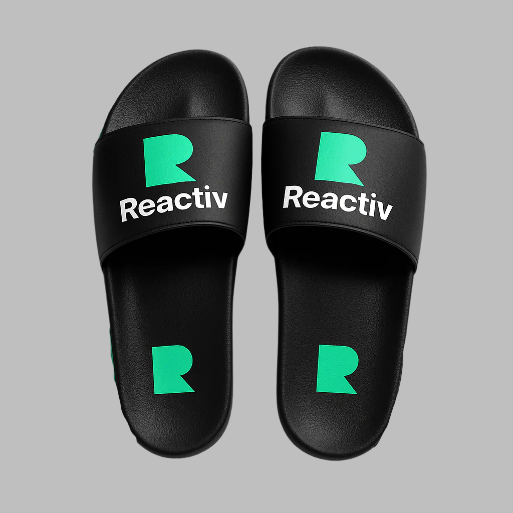 Comfy Reactiv slides with molded strap