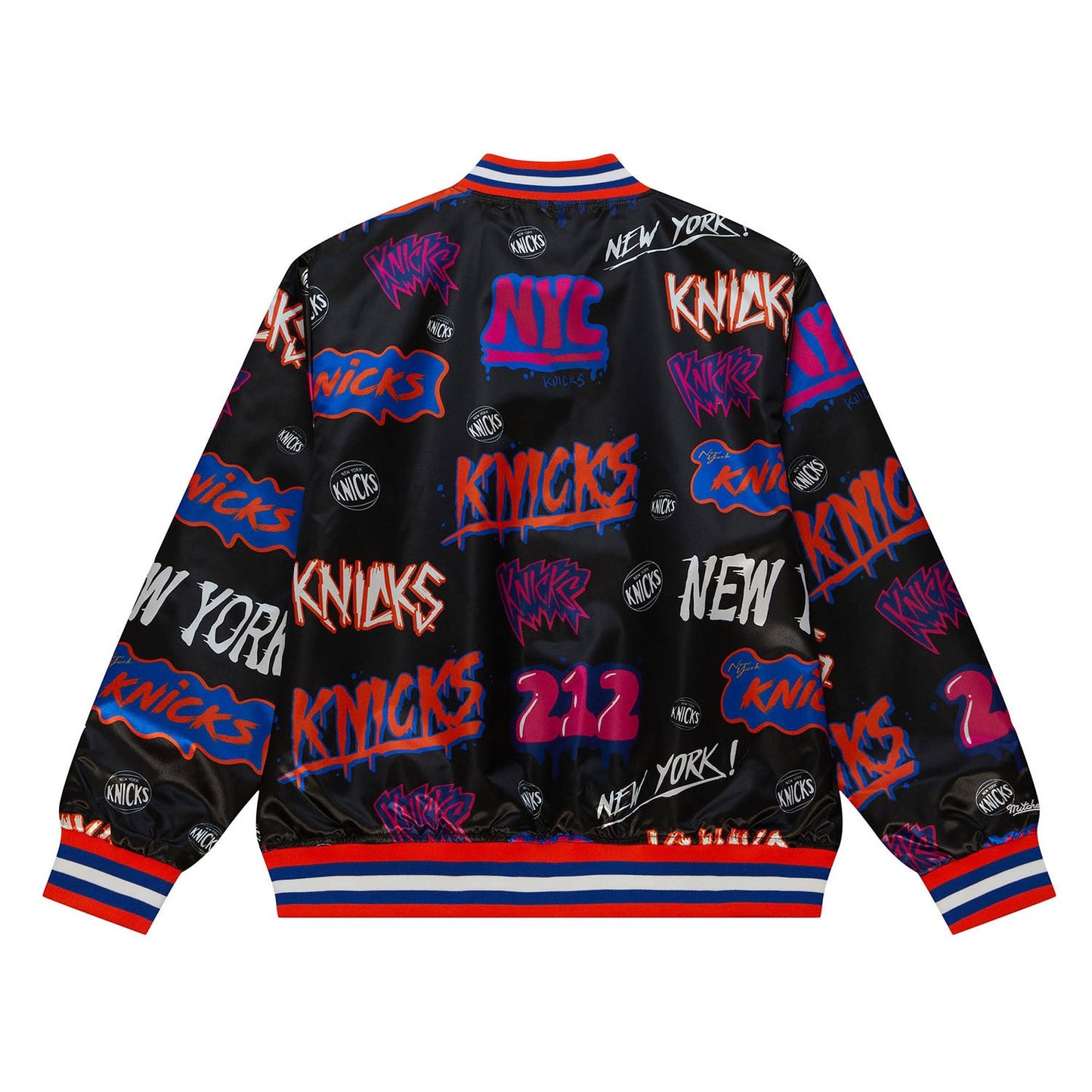 Mitchell & Ness Knicks Reversible Graffiti Jacket