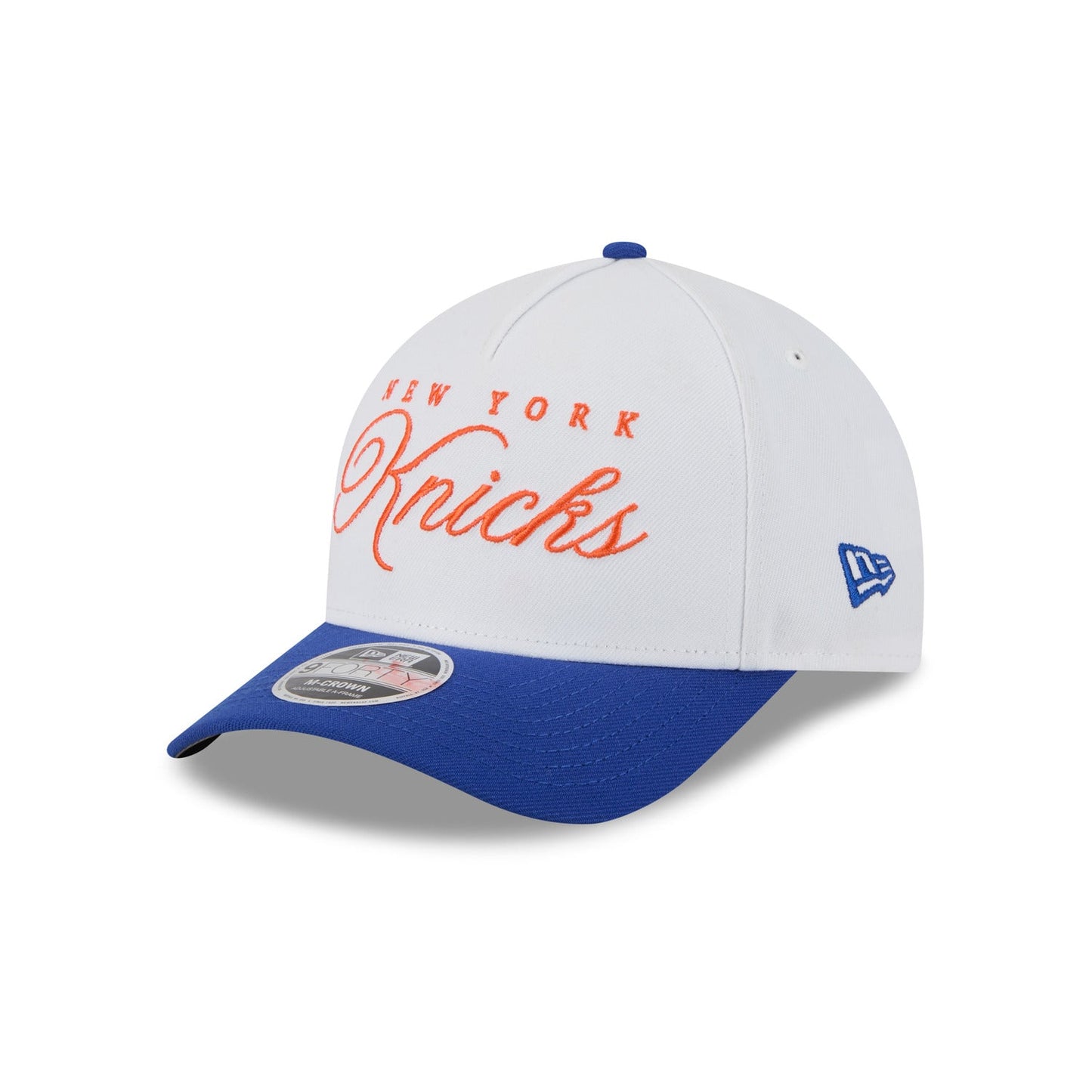 New Era Knicks 2025 Draft White 940 M-Crown Aframe Snapback