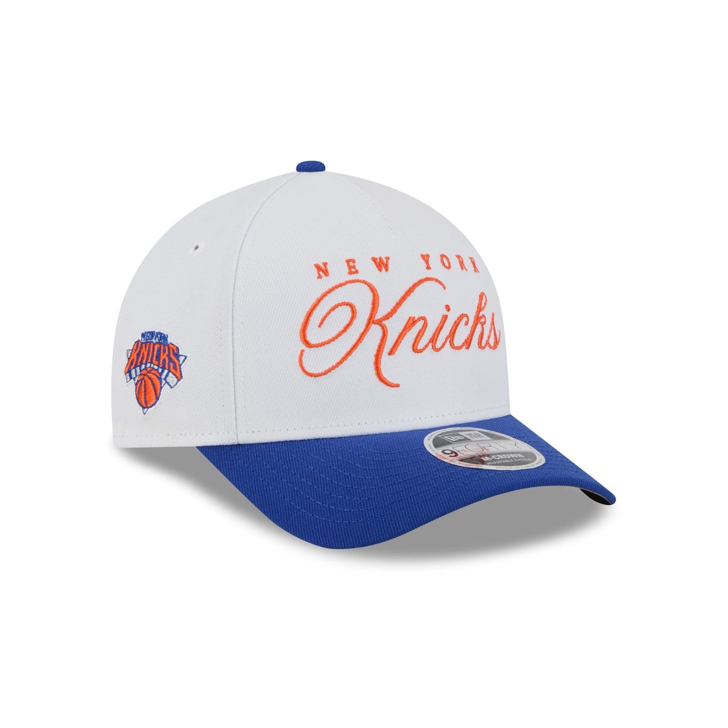 New Era Knicks 2025 Draft White 940 M-Crown Aframe Snapback