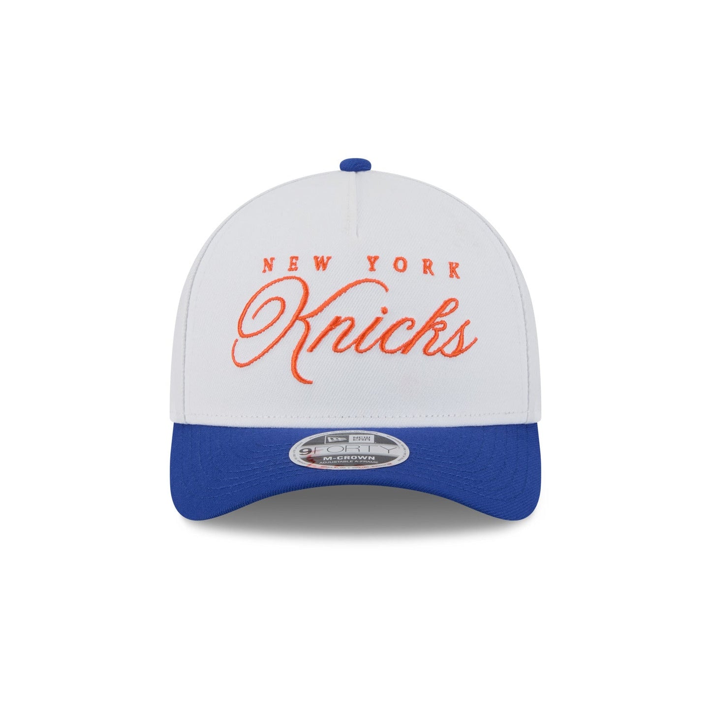 New Era Knicks 2025 Draft White 940 M-Crown Aframe Snapback