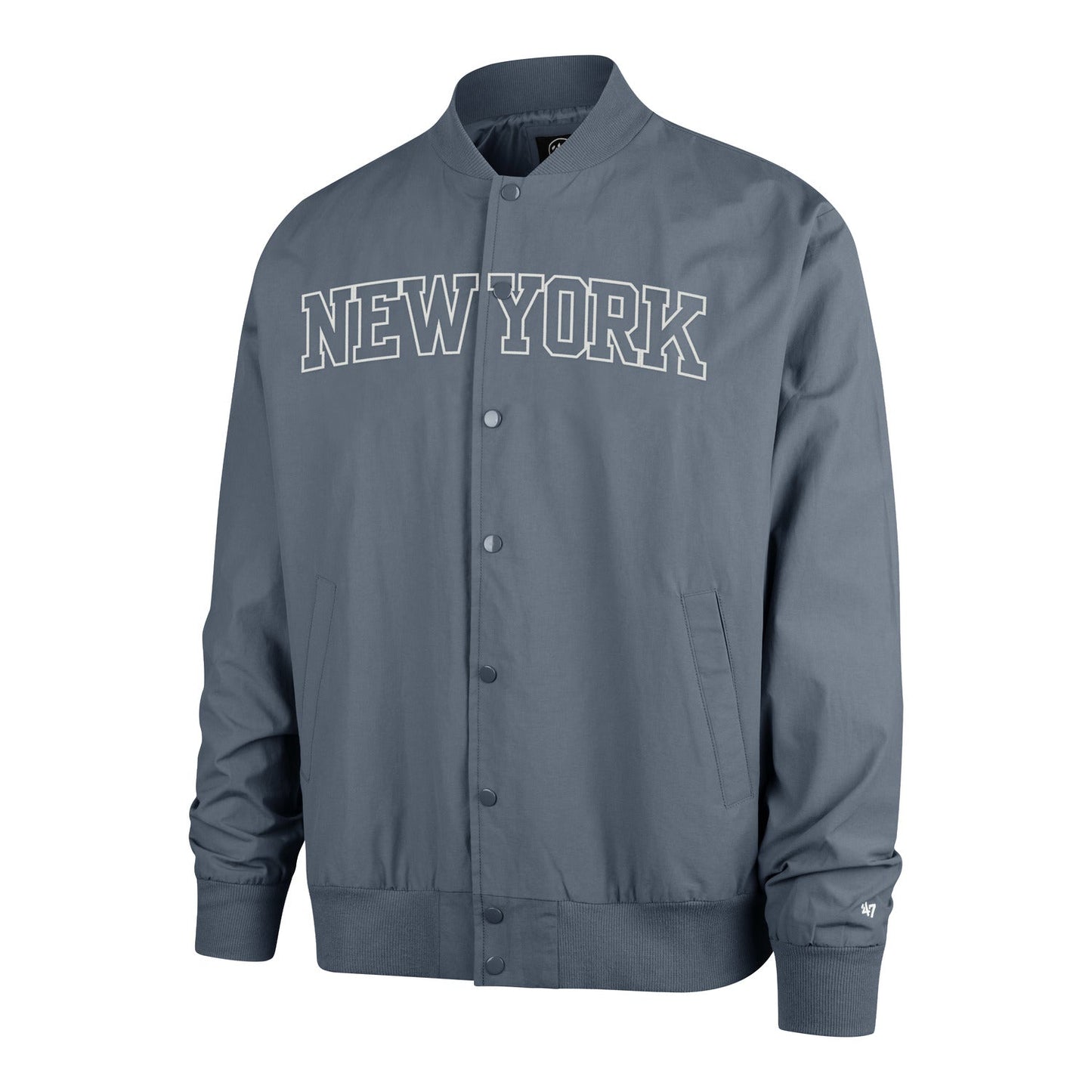 '47 Brand Knicks Basalt Trademark Twill Bomber Jacket